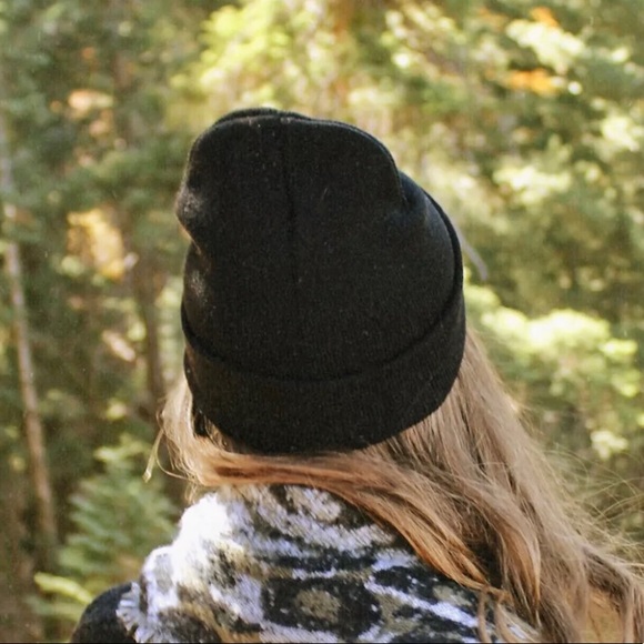 Steel Blue Basic Beanie - Picture 2 of 2